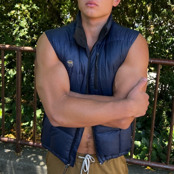 MOUNTAIN HARDWEAR MEN GOOSE DOWN JACKET VEST COAT THICK PUFFER THERMAL WARM HIKE - Picture 10 of 16